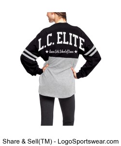 ADULT Long Sleeved Jersey Tee L.C. ELITE Design Zoom