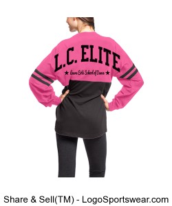 ADULT Long Sleeve Jersey Tee L.C. Elite Design Zoom